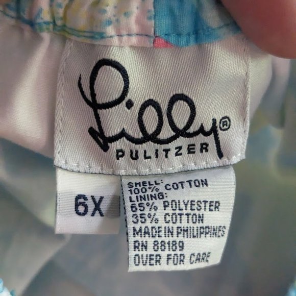 Lilly Pulitizer Vintage White Label, Size 6 Girls - Picture 3 of 3